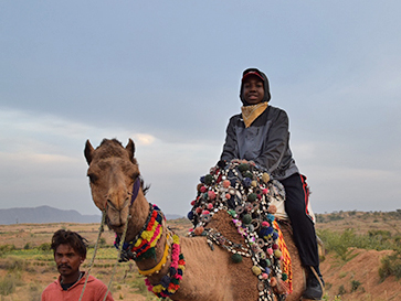 Camel Trek into the Desert