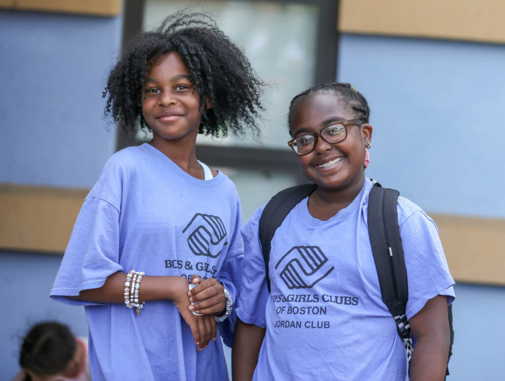 Club members at summer camp